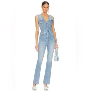 NWT Lovers and Friends Renata Denim Jumpsuit in Portola